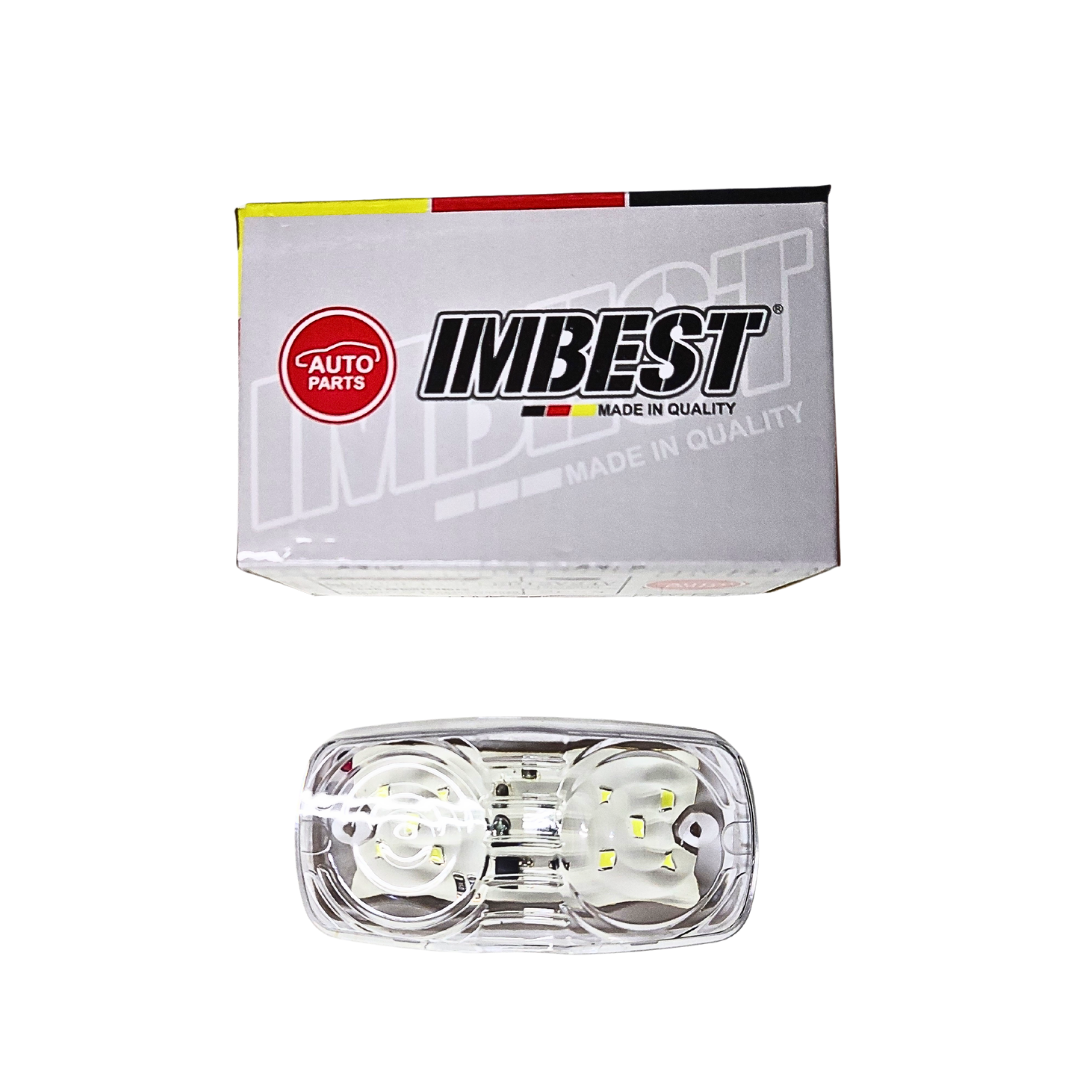Foco Led rectangular Blanco bivoltaje 12 - 24 v