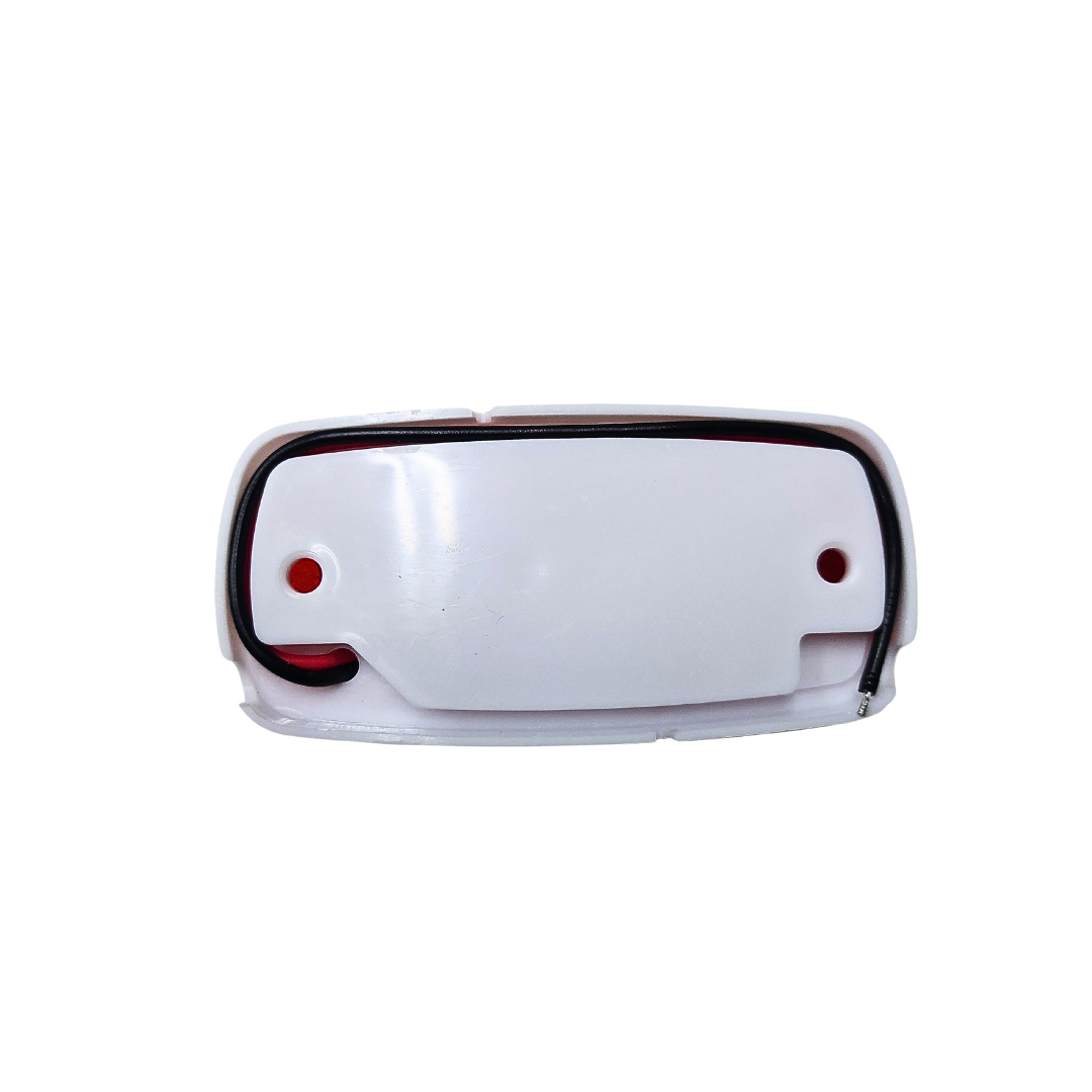 Foco Led rectangular Rojo bivoltaje 12 - 24 v