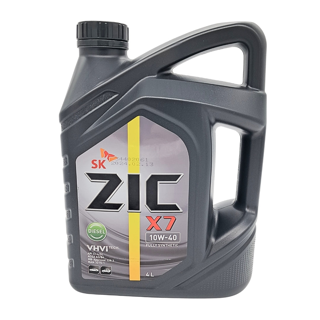 Aceite Zic X7 10w40 4L Full sintético ( DIESEL )